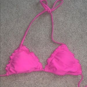 Hot pink billabong triangle top